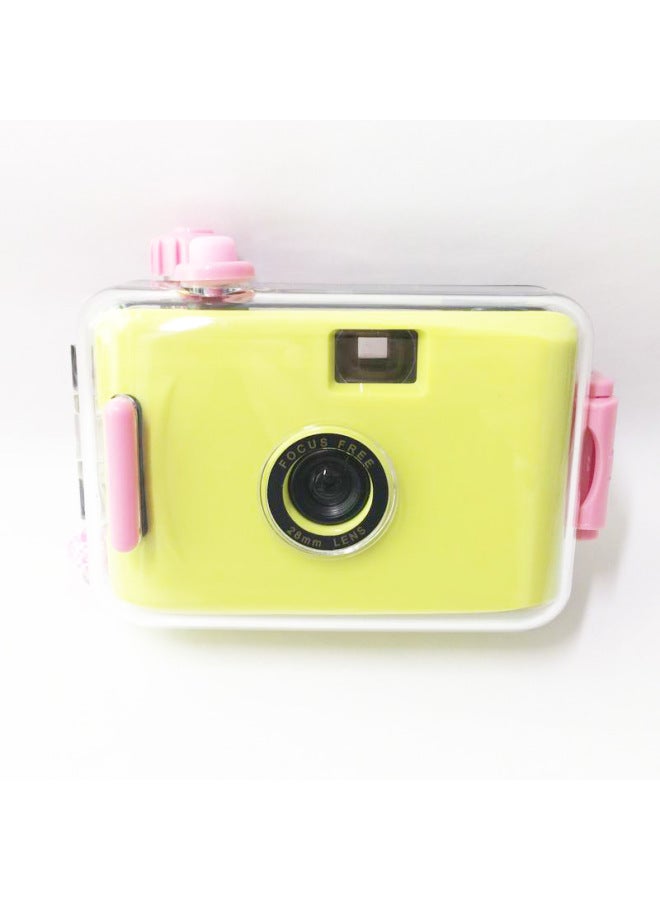 Green Powder Shell Brand Camera Non-disposable Retro Film Camera 135 Film Gift Nostalgic Wholesale-Color:Green Blue Shell  - Image 2