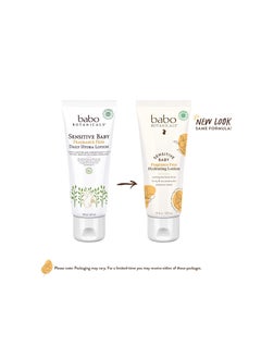 Babo Botanicals BABO Botanicals Sensitive Baby Fragrance-Free Daily Hydrating Baby Lotion - Shea Butter & Jojoba Oil - for Body & face - for Babies, Kids & Adults with Sensitive Skin - EWG Verified - Vegan  - Image 2