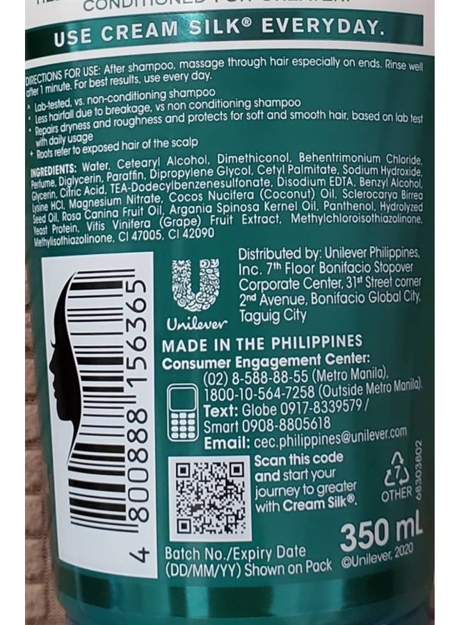 Cream Silk بلسم دفاع ضد تساقط الشعر حجم عائلي 350 مل - Image 3