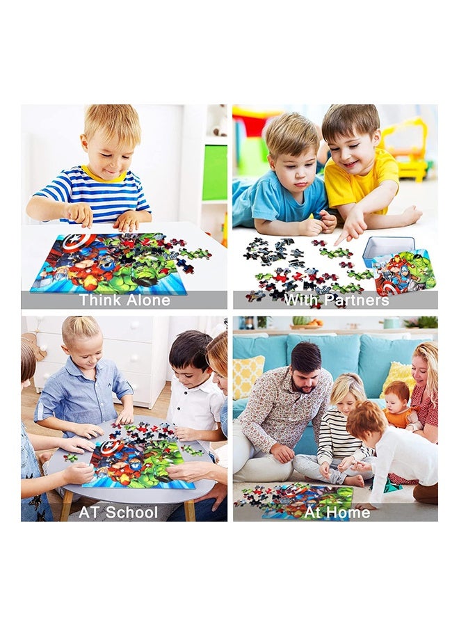 ليمون لعبة أحجية خشبية للأطفال، مكونة من ١٠٠ قطعة، أحجية كرتونية، أحجية تركيب خشبية، ألعاب تعليمية للأطفال في مرحلة الطفولة المبكرة. - Image 4