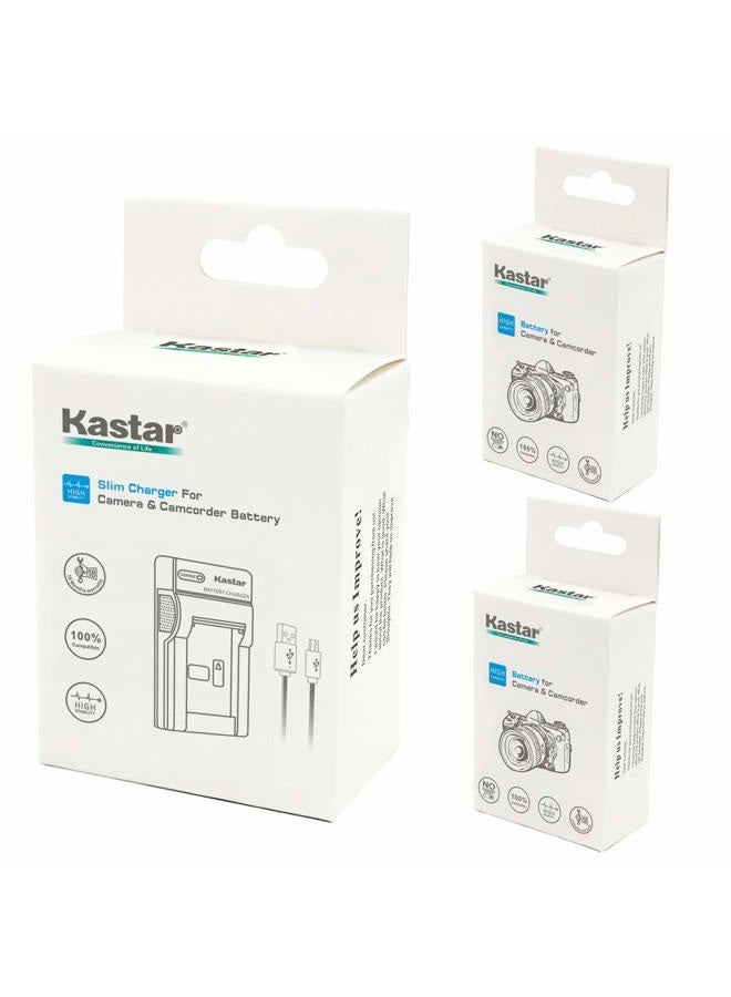 Kastar Slim USB Charger for Sony NP-BK1 & Cybershot DSC-W180 to W980, Webbie MHS-CM1 & PM1 to PM5, Bloggie MHS-CM5 - Image 4