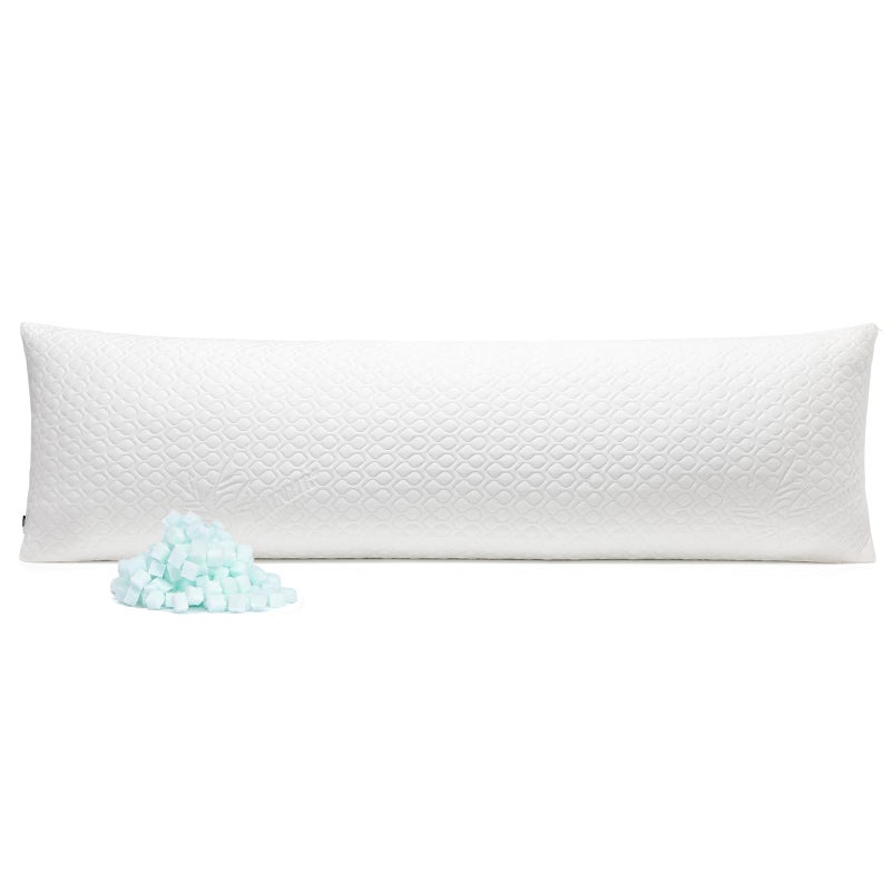Rainmr Extra Long Body Pillow Memory Foam 160x50cm  Body Pillows for Anime Pillowcase  with Cooling Cover 20 x 63 inches
