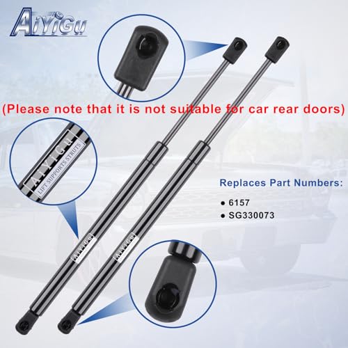 AiYiGu 6157 Rear Window Glass（Not for Rear Door）Shocks Struts Lift Supports Gas Springs for 2007-2014 Chevy Suburban/Tahoe/GMC Yukon, 2007-2011 Cadillac Escalade, Only fit Rear Window Glass, 2PCS - Image 3