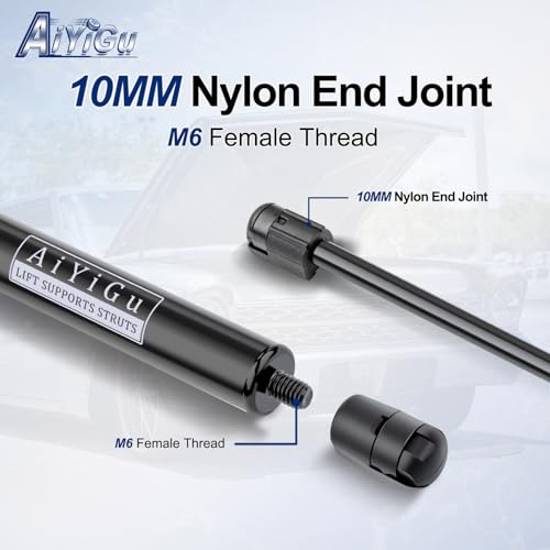AiYiGu 6157 Rear Window Glass（Not for Rear Door）Shocks Struts Lift Supports Gas Springs for 2007-2014 Chevy Suburban/Tahoe/GMC Yukon, 2007-2011 Cadillac Escalade, Only fit Rear Window Glass, 2PCS - Image 5