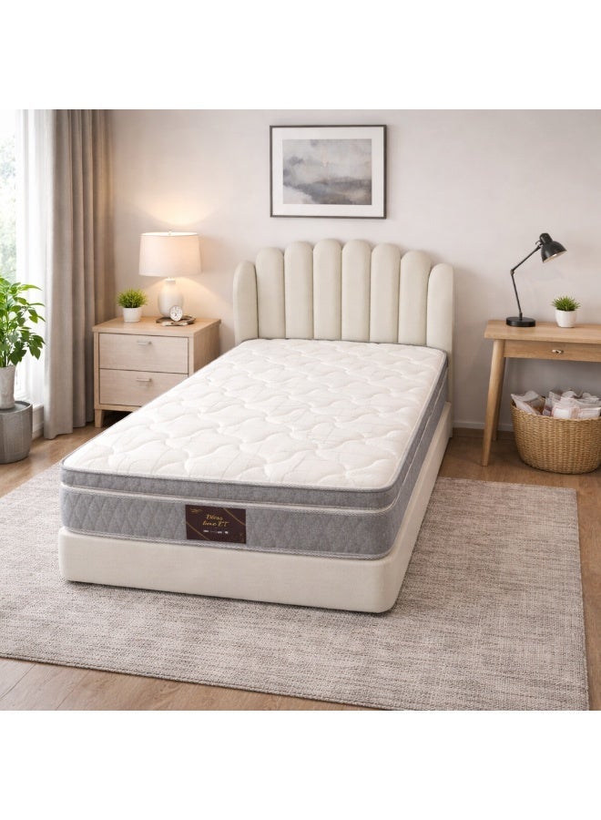 Bless Night Future Plush Luxe Euro Top Pocket Spring Mattress – Medium Soft Luxury Comfort, Motion Isolation, Breathable Jacquard Fabric Bed Mattress - Image 1