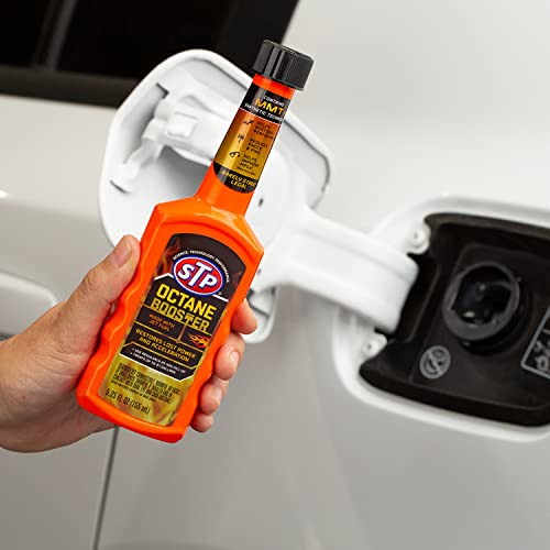 STP Octane Booster, Bottled Fuel System Cleaner Restores Lost Power and Acceleration, 5.25 Oz, STP - Image 2