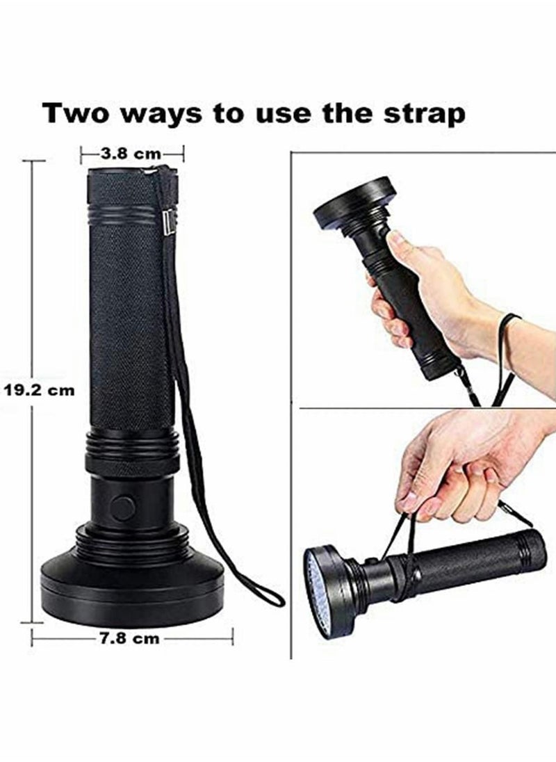 HomarKet - Black Light UV Flashlights, Ultra Bright 100 LED 395nm Ultraviolet Blacklight Detector for Dog Cat Pet Urine, Dry Stains and Bed Bug, Matching with Pet Odor Eliminator - Image 1