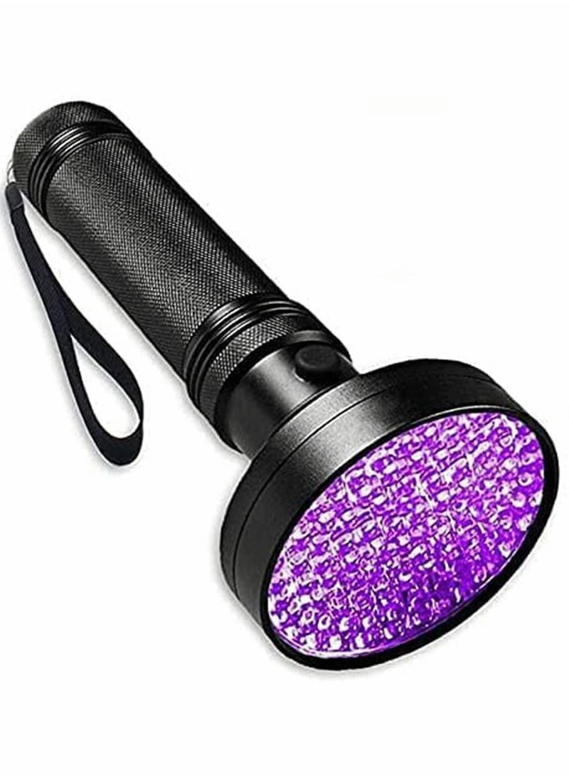 HomarKet - Black Light UV Flashlights, Ultra Bright 100 LED 395nm Ultraviolet Blacklight Detector for Dog Cat Pet Urine, Dry Stains and Bed Bug, Matching with Pet Odor Eliminator - Image 1
