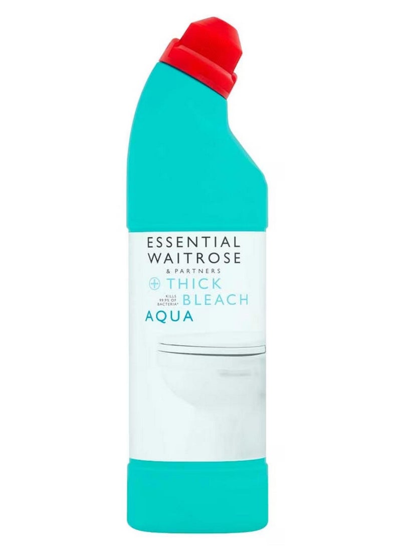ESSENTIAL WAITROSE & PARTNERS Thick Bleach Aqua 750 ML - Image 1
