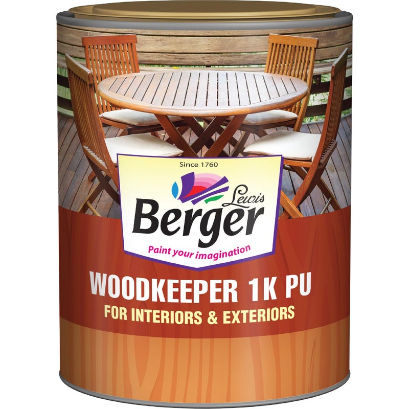 Berger Wood Keeper 1K Polyurethane | For Interiors and Exteriors | Matt and Gloss Finish| 500 ML - Image 4