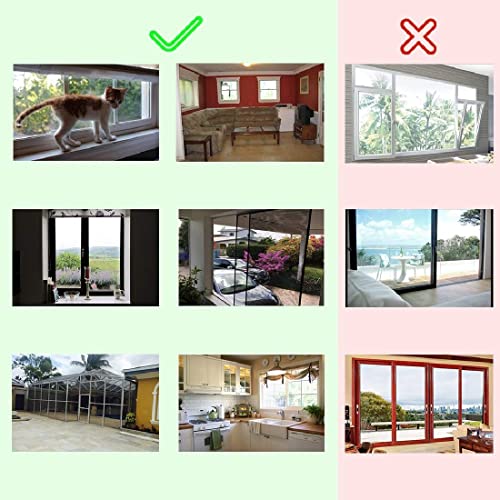 DIVAYANSHI Window Ready to Use 120 GSM Fiberglass Insect Net with Strong Self Adhesive Hook & Loop Tape (120 x 120 cm, Black) - Image 4