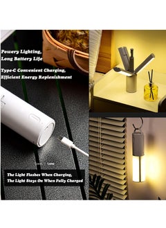 Meetion Upgraded Rechargeable Camping Lantern, Portable Collapsible Camp Lamp, with Hook & USB Rechargable-3600mAh, Adjustable 3 Light Modes,for Home,Outdoor,Hiking,Camping,Fishing,Power Outages. (3600mAh)  - Image 4