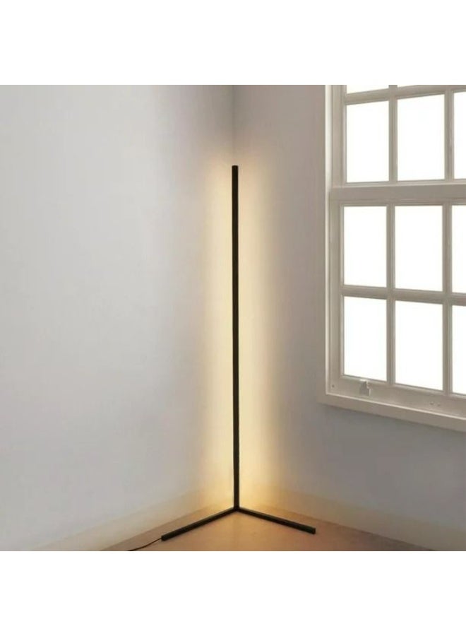 مودي مصباح أرضي حديث بإضاءة LED بلون أبيض دافئ – مصباح زاوية ذكي قائم بقدرة 20 واط لغرفة المعيشة وغرفة النوم – إضاءة بيضاء بتصميم بسيط – إضاءة محيطية لديكور المنزل (أبيض – أبيض دافئ) - Image 5