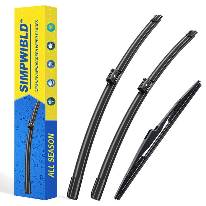3 Factory Wiper Blades Replacement For 20162021 Mercedesbenz Gla45 Amggla250 Original Equipment Replacement Windshield Wiper Blades Set 241912 Set Of 3