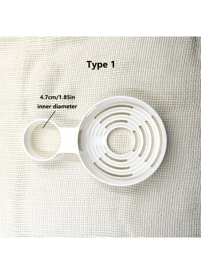 White Wall Mount Stand For Nest Mini Speaker With Power Adapter - Image 1