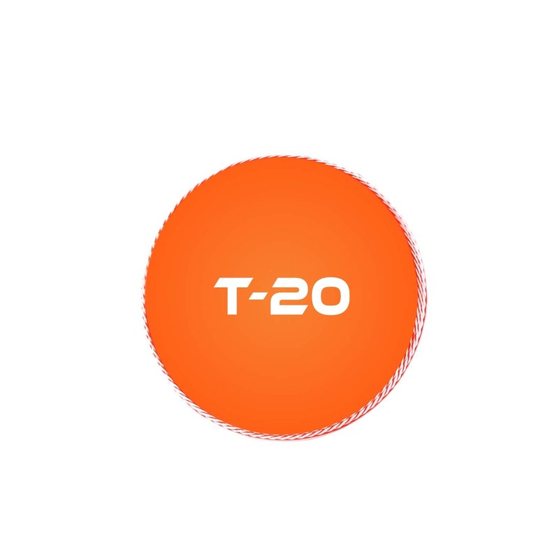 jaspo T-20 Pro PVC Soft Cricket Balls (Orange, 110 gm) - Pack of 3 - Image 3