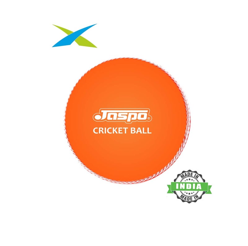jaspo T-20 Pro PVC Soft Cricket Balls (Orange, 110 gm) - Pack of 3 - Image 2