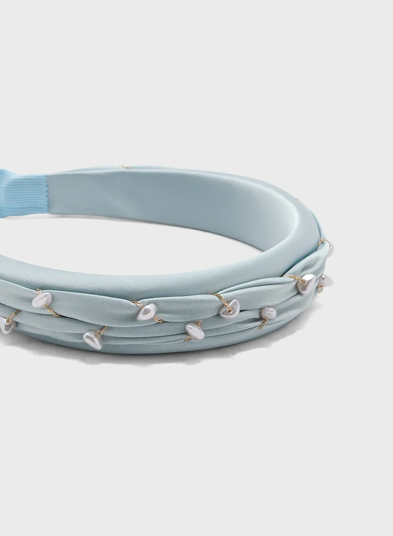 Ella Limited Edition Pearl Woven Headband