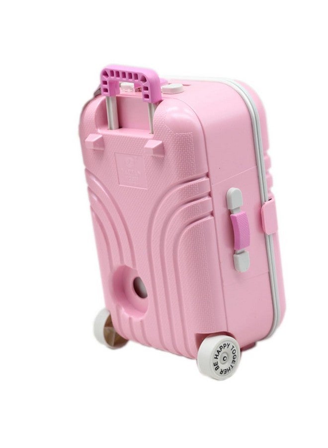 BabyMoon Mini Storage Travel Suitcase Accessories for Kids | Photography Props | Decoration- Pink - Image 5
