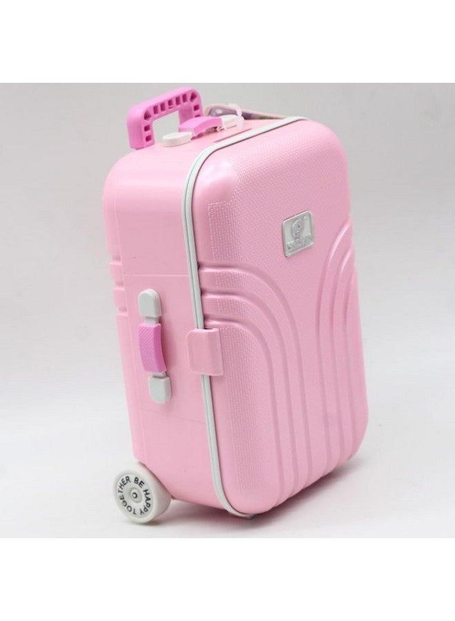 BabyMoon Mini Storage Travel Suitcase Accessories for Kids | Photography Props | Decoration- Pink - Image 4