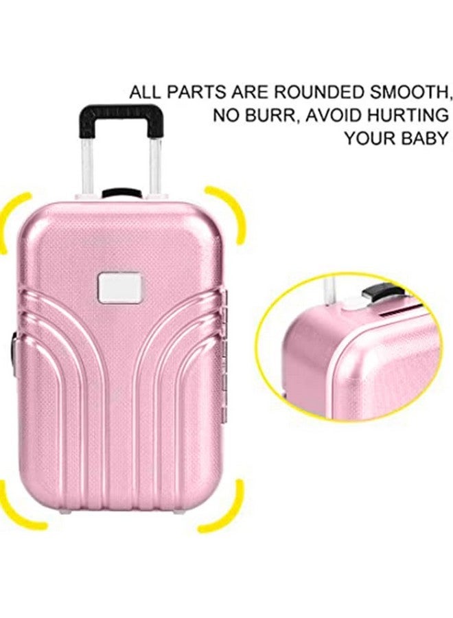 BabyMoon Mini Storage Travel Suitcase Accessories for Kids | Photography Props | Decoration- Pink - Image 3