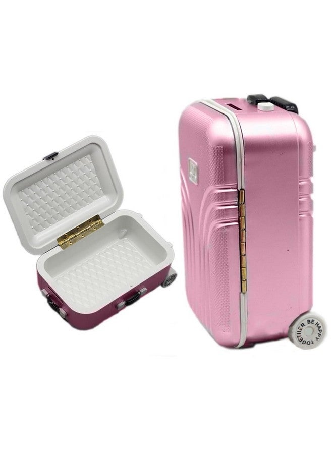 BabyMoon Mini Storage Travel Suitcase Accessories for Kids | Photography Props | Decoration- Pink - Image 1
