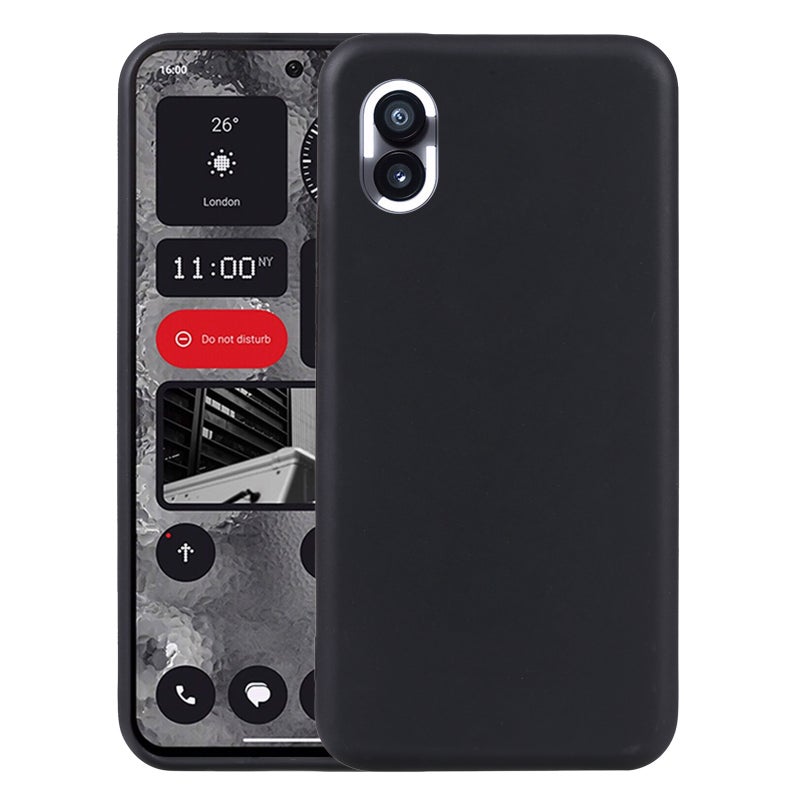 HuHa Case Cover For Nothing Phone 2a TPU Phone Case(Black) - Image 1