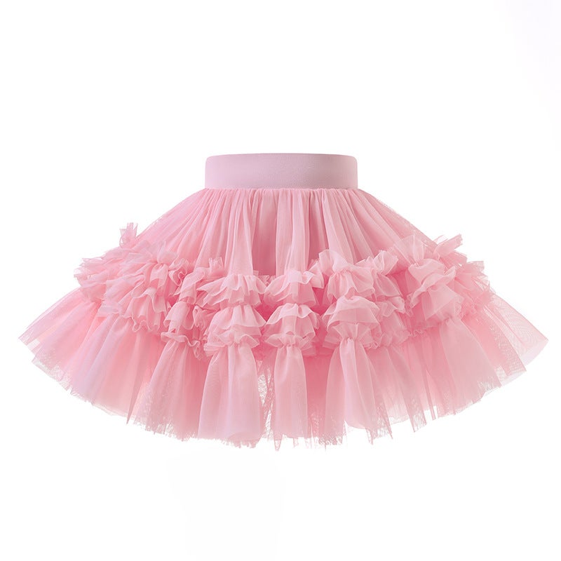 Girls' Tutu Skirt, Puffy Skirt, Mesh Princess Skirt, Half Skirt, Girl'S Cake Skirt, Baby Puffy Skirt, Large Skirt Hem - Image 3