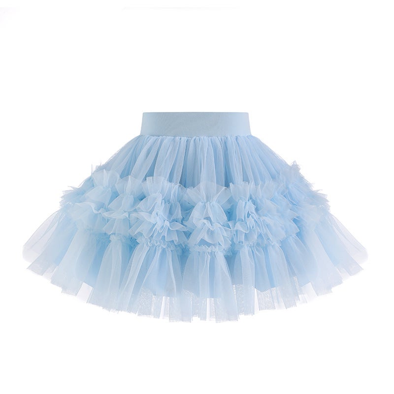 Girls' Tutu Skirt, Puffy Skirt, Mesh Princess Skirt, Half Skirt, Girl'S Cake Skirt, Baby Puffy Skirt, Large Skirt Hem - Image 2