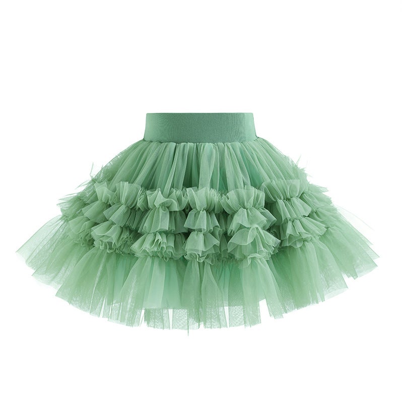 Girls' Tutu Skirt, Puffy Skirt, Mesh Princess Skirt, Half Skirt, Girl'S Cake Skirt, Baby Puffy Skirt, Large Skirt Hem - Image 4