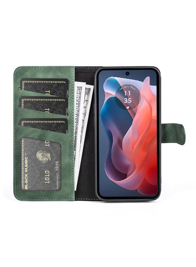 S-TOP Case For Motorola Moto G Play 2024 Stitching Horizontal Flip Leather Phone Case - Image 3