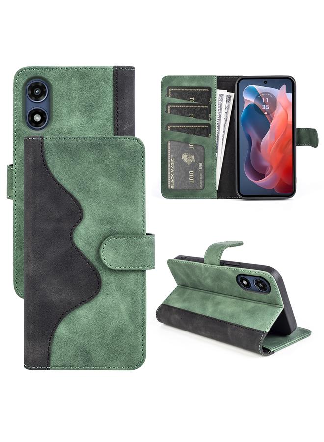 S-TOP Case For Motorola Moto G Play 2024 Stitching Horizontal Flip Leather Phone Case - Image 1