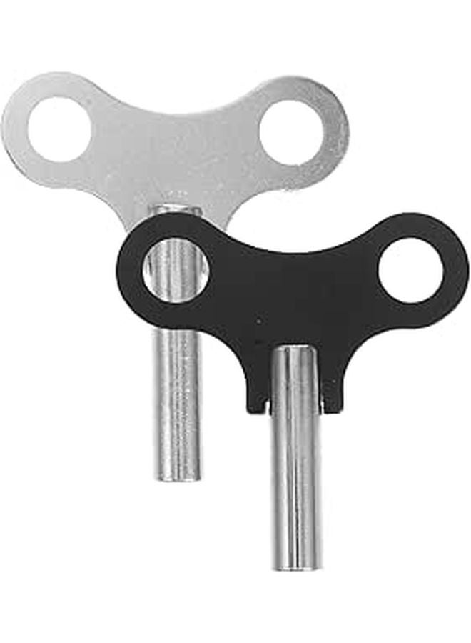 2 Pcs Professional Steel Clock Winding Key Repair Tool for Vintage Clocks Easy to Use - Image 1