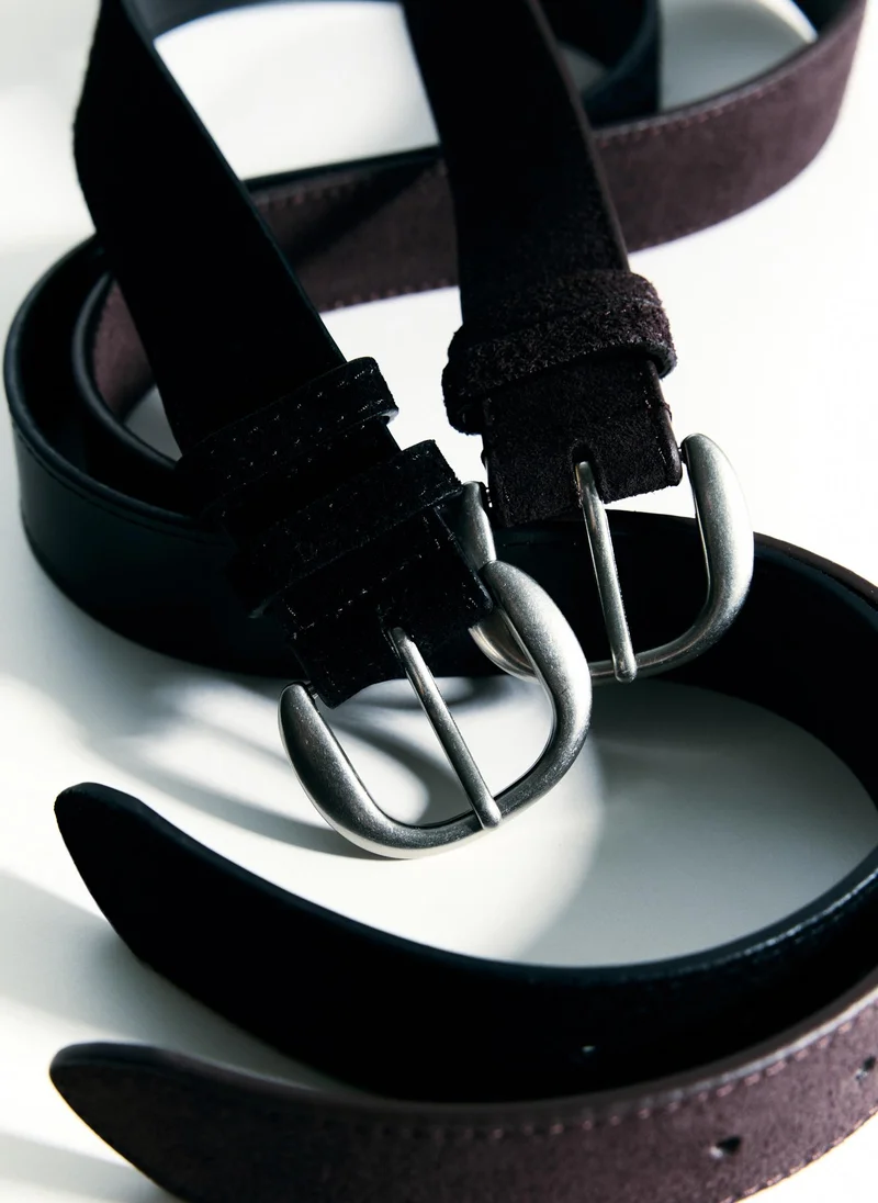 Lichi  Genuine suede belt with additional belt loops for Women | Best Price UAE