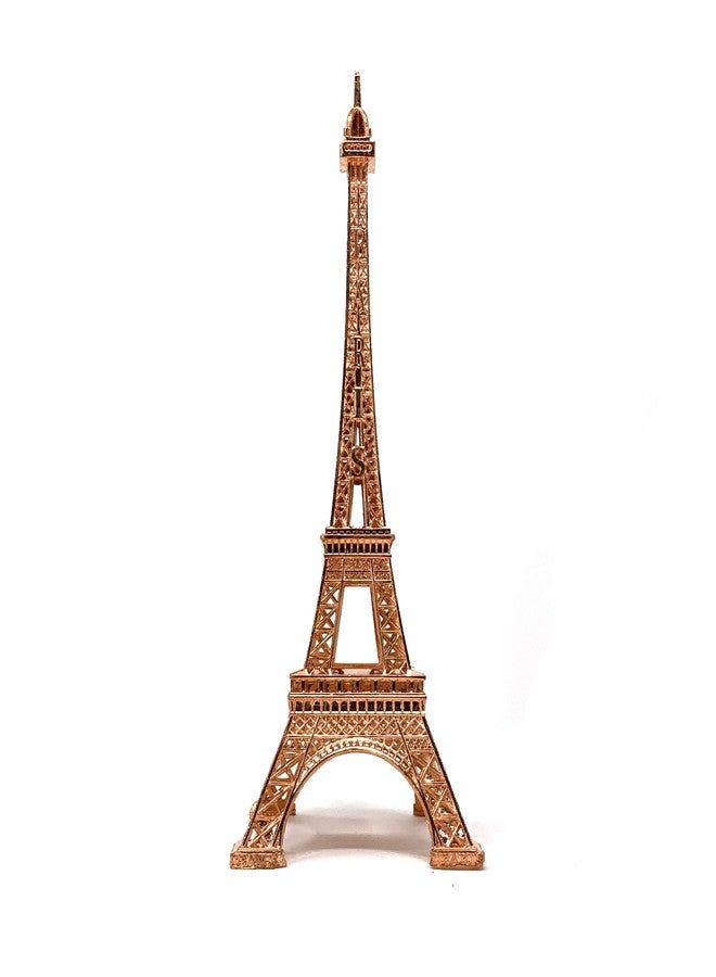 allgala Eiffel Tower Statue Decor Alloy Metal, and Size (07", Rose Gold) - Image 1