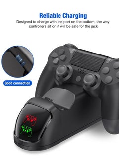  PS4 Controller Charger, Upgraded Fast-Charging Port