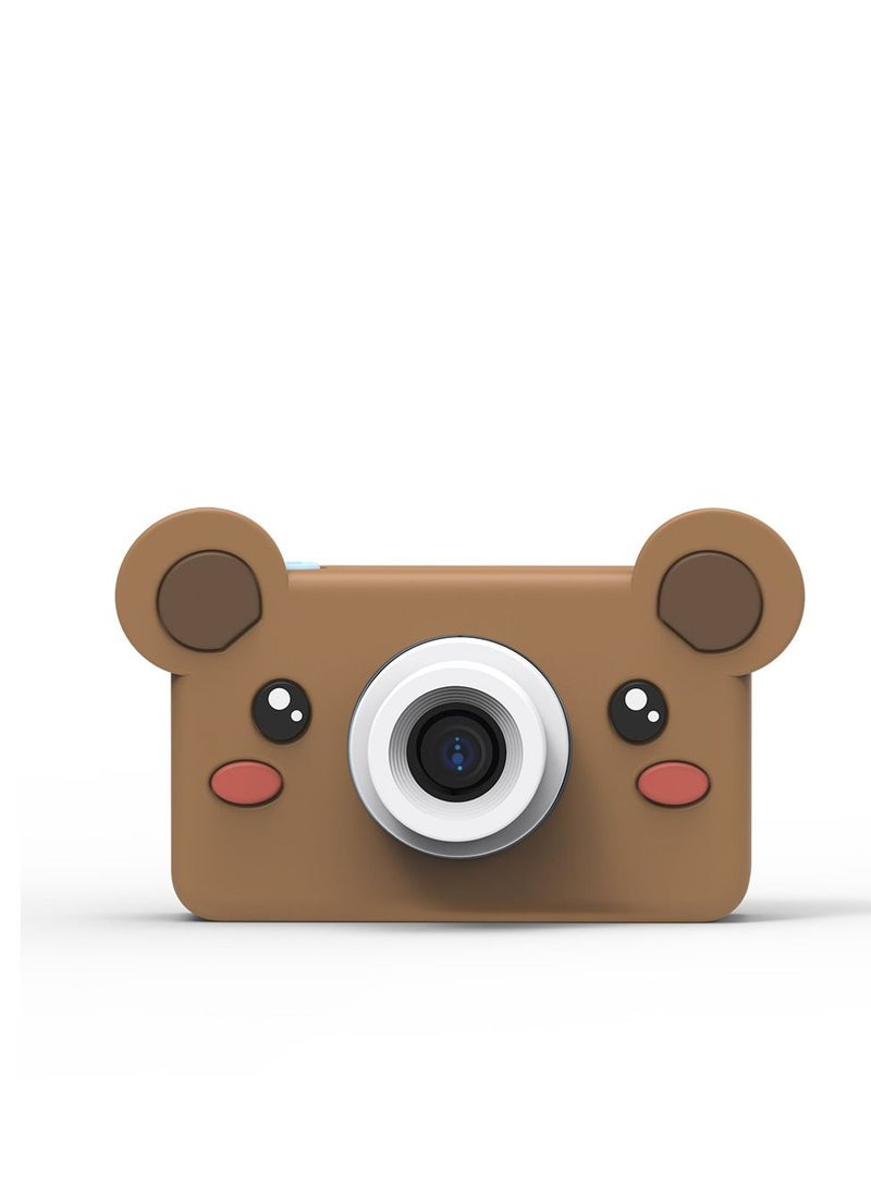 GULFLINK Kids Toy Digital Camera for Child Boys Girls Brown bear - Image 1