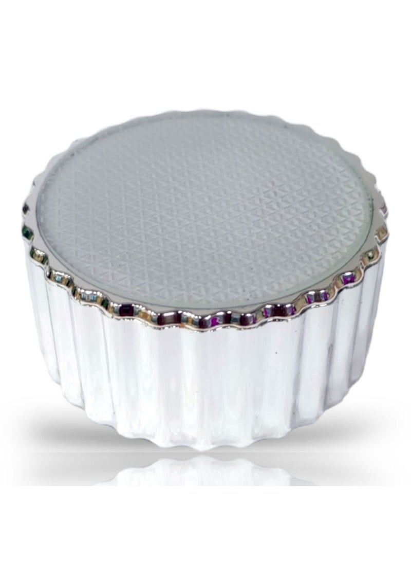 Crystal Hair Removal and File for Nails and Dead Skin 3 in 1 Magic Crystal Hair Removal Painless for Men and Women Reusable Lightweight Easy to Use Travel Size (Silver) - Image 3