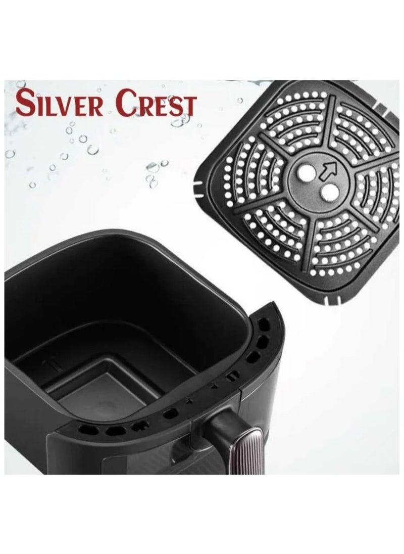 SILVER CREST ‏Digital Air Fryer, 10L Multifunctional 2400W - for healthy cooking without oil - ideal for chips, chicken, fish, meat, fish, grilling and roasting  - Image 3