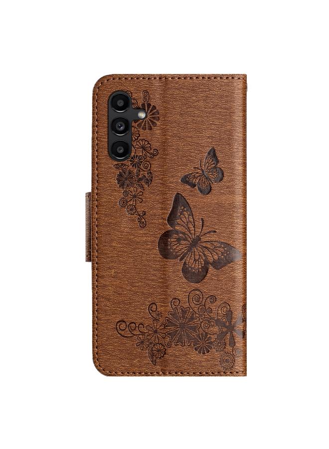S-TOP Case For Samsung Galaxy A24 / A25 5G Butterfly Embossed Flip Leather Phone Case - Image 3