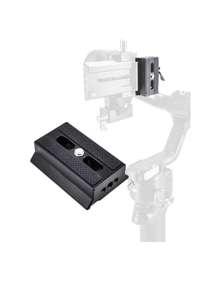 Excefore RS3 Vertical Camera Mount, Aluminum Vertical Filming Mounting Plate, Lightweight And Portable Camera Bracket For Short Videos Content Creation, (1pc, RS3 Upper Plate) 