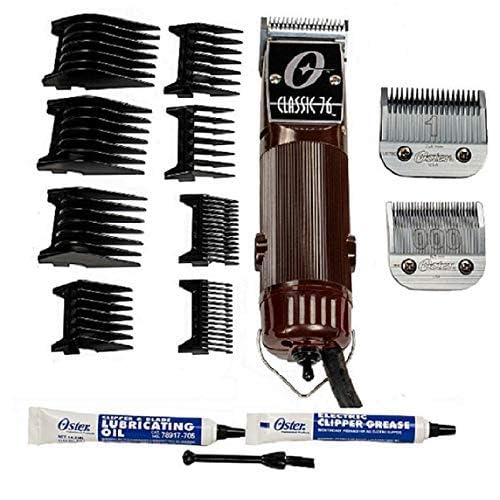OSTER Classic 76 Hair Clipper Bundle - 2 items, includes pack of 8 plastic comb blades - Image 3