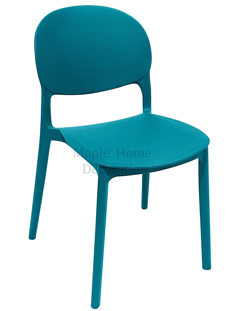 MAPLE HOME DECORATION Home Dining Chair Maple air Plastic Stacking Modern Moulded Side Chair Kitchen Dining Room Chair Indoor Outdoor Furniture  - Image 1