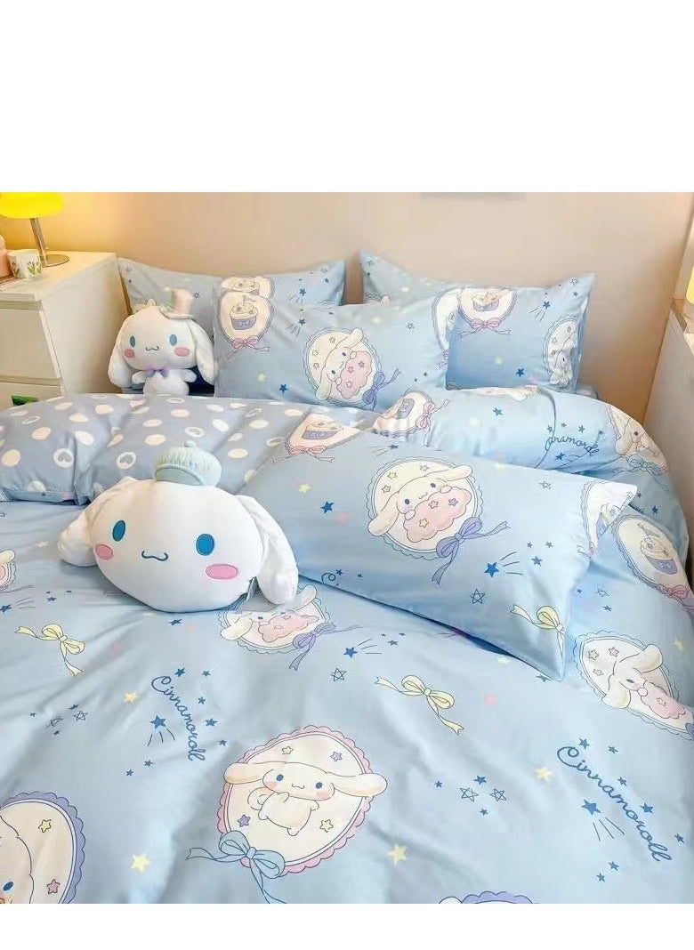 General 4-Piece Cinnamoroll Cotton Comfortable Set Bed Sheet Set Children'S Day Gift Birthday Gift 200X230cm  - Image 5