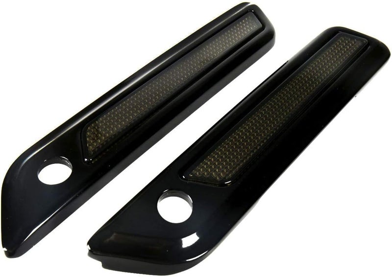 Rudyness Black Saddlebag Outer Lid Hinge Latch Covers for Harley Touring Electra Road Street Glide 2014-2018 - Image 2