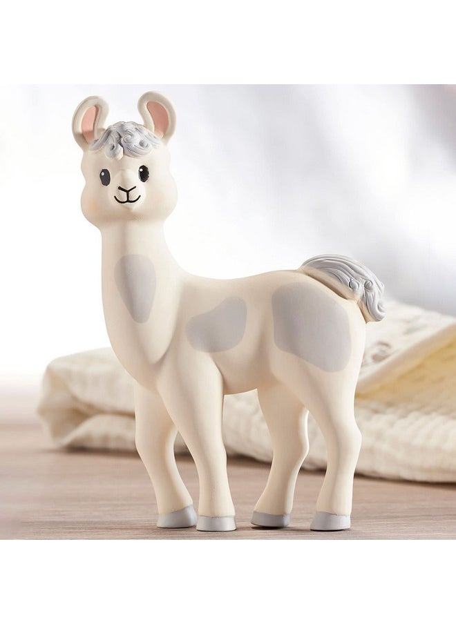 Lil' Llama Baby Teething Toys Llama Teether For Toddler & Baby Boys And Girls 100% Natural Rubber Bpa Free Squeaky Baby Toy Soothe Sore Itchy Gums & Teething Pain (Llama)  - Image 4