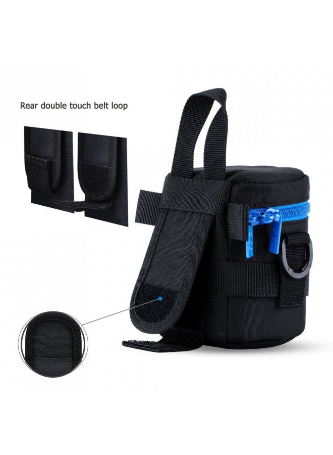 JJC Deluxe Lens Case Pouch Bag for Canon EF-S 18-55mm/EF 50mm f1.8/RF-S 18-150mm, Nikon AF-S 18-55mm/AF-P 18-55mm/AF-S 50mm f1.8, Fujifilm XC 16-50mm/XF 18-55mm & More Lens Below 2.95" x 3.93"(D x L) - Image 4