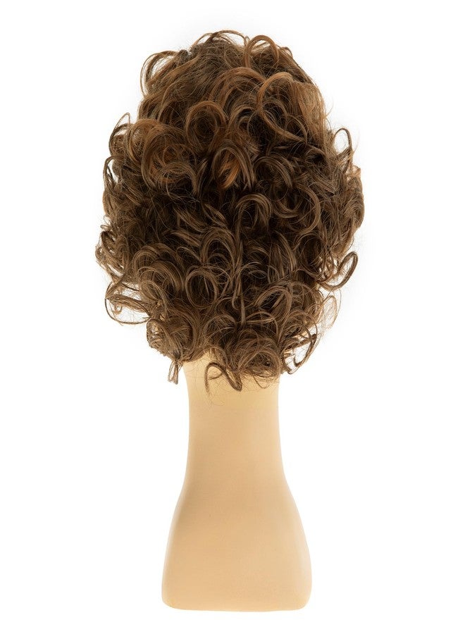 Dsimeig Short Curly Brown Child Wig Synthetic Halloween Costume Party Cosplay Hair Wig for Kids Boys - Image 5