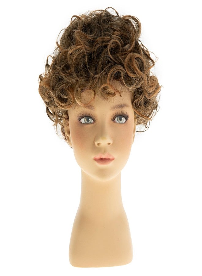 Dsimeig Short Curly Brown Child Wig Synthetic Halloween Costume Party Cosplay Hair Wig for Kids Boys - Image 2