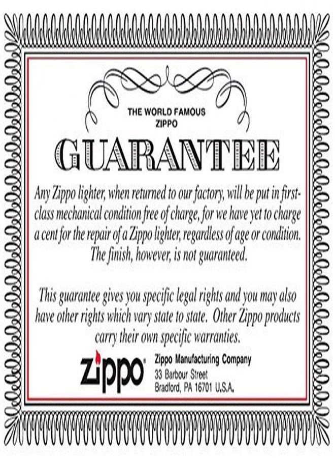 Zippo Lighter: Tiger on Ledge - Street Chrome 80705 - Image 3